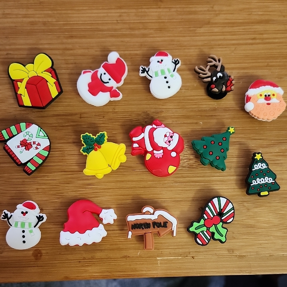 Christmas Themed Shoe Charms Set